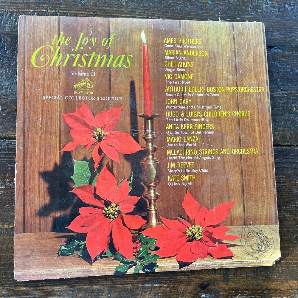 The Joy Of Christmas Volume II Vintage VInyl LP Record Album RCA Victor